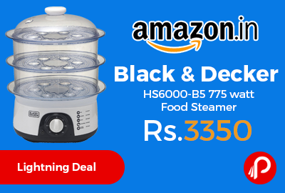 Black & Decker HS6000-B5 775 watt Food Steamer