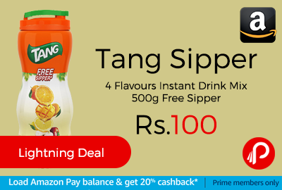 Tang Sipper 4 Flavours Instant Drink Mix 500g Free Sipper
