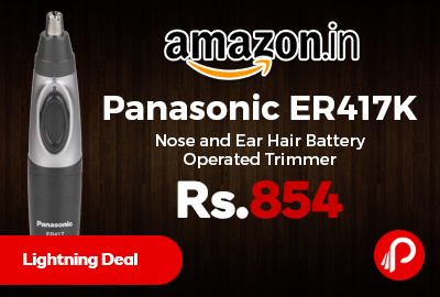 Panasonic ER417K Nose and Ear Hair Battery Operated Trimmer
