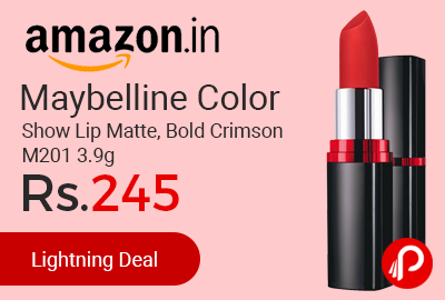 Maybelline Color Show Lip Matte, Bold Crimson M201 3.9g