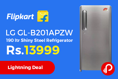 LG GL-B201APZW 190 ltr Shiny Steel Refrigerator