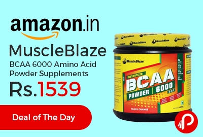 MuscleBlaze BCAA 6000 Amino Acid Powder Supplements