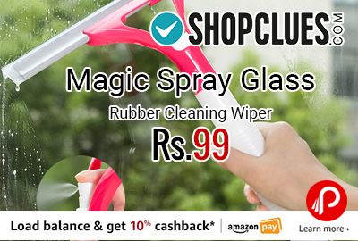 Magic Spray Glass Rubber Cleaning Wiper