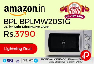 BPL BPLMW20S1G 20 ltr Solo Microwave Oven