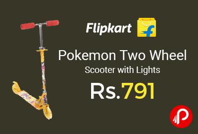 Pokemon Two Wheel Scooter with Lights