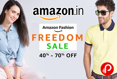 Freedom Sale Clothes Upto 40% - 70% off - Amazon