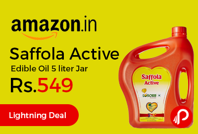 Saffola Active Edible Oil 5 liter Jar