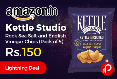 Kettle Studio Rock Sea Salt and English Vinegar Chips
