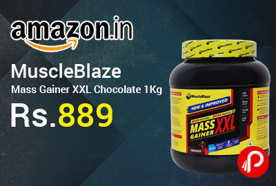 MuscleBlaze Mass Gainer XXL Chocolate 1Kg
