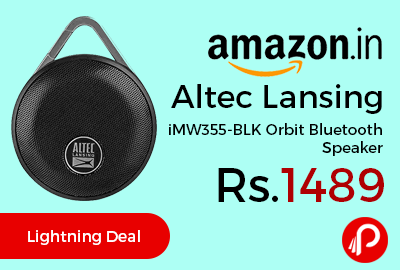 Altec Lansing iMW355-BLK Orbit Bluetooth Speaker
