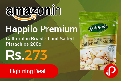 Happilo Premium Californian Roasted and Salted Pistachios 200g