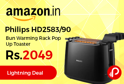 Philips HD2583/90 Bun Warming Rack Pop Up Toaster