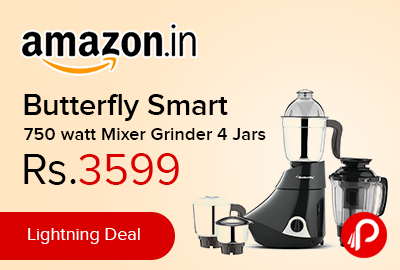 Butterfly Smart 750 watt Mixer Grinder 4 Jars