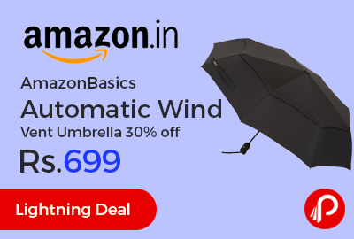 AmazonBasics Automatic Wind Vent Umbrella