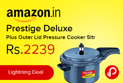 Prestige Deluxe Plus Outer Lid Pressure Cooker 5ltr