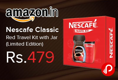Nescafe Classic Red Travel Kit with Jar