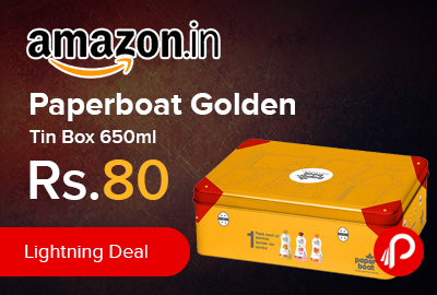 Paperboat Golden Tin Box 650ml