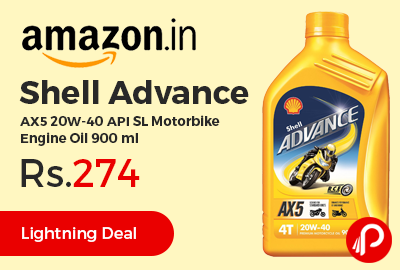 Shell Advance AX5 20W-40 API SL Motorbike Engine Oil 900 ml