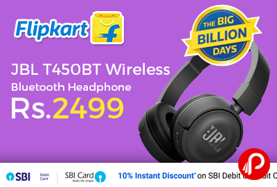 JBL T450BT Wireless Bluetooth Headphone