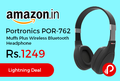 Portronics POR-762 Muffs Plus Wireless Bluetooth Headphone