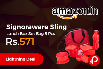 Signoraware Sling Lunch Box Set Bag 5 Pcs