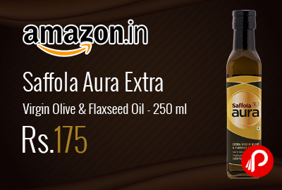 Saffola Aura Extra Virgin Olive & Flaxseed Oil 250 ml