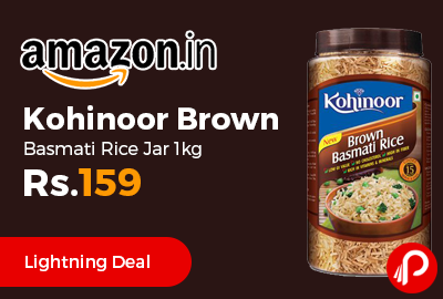 Kohinoor Brown Basmati Rice Jar 1kg