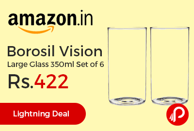 Borosil Vision Large Glass 350ml