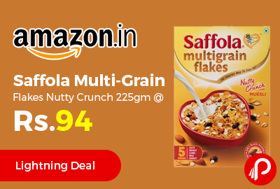 Saffola Multi-Grain Flakes Nutty Crunch 225gm