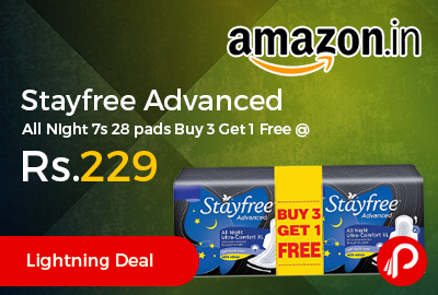 Stayfree Advanced All Night 7s 28 pads