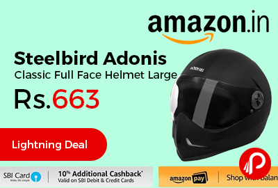 Steelbird Adonis Classic Full Face Helmet Large