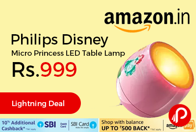 Philips Disney Micro Princess LED Table Lamp