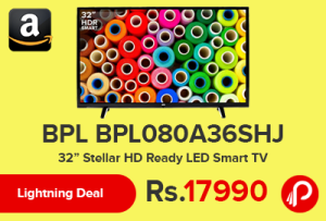 BPL BPL080A36SHJ 32” Stellar HD Ready LED Smart TV At Rs.17990