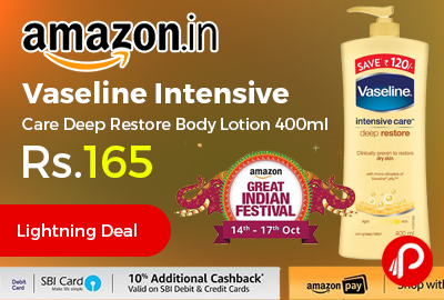 Vaseline Intensive Care Deep Restore Body Lotion 400ml