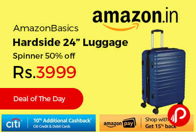 AmazonBasics Hardside 24” Luggage Spinner