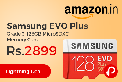 Samsung EVO Plus Grade 3, 128GB MicroSDXC Memory Card