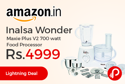 Inalsa Wonder Maxie Plus V2 700 watt Food Processor