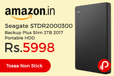 Seagate STDR2000300 Backup Plus Slim 2TB 2017 Portable HDD