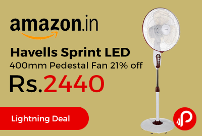 Havells Sprint LED 400mm Pedestal Fan