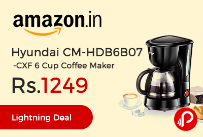 Hyundai CM-HDB6B07-CXF 6 Cup Coffee Maker