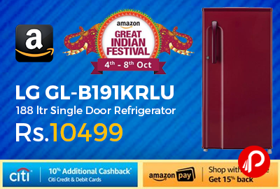 LG GL-B191KRLU 188 ltr Single Door Refrigerator
