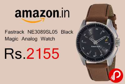 Fastrack NE3089SL05 Black Magic Analog Watch