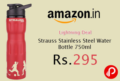 Strauss Stainless Steel Water Bottle 750ml