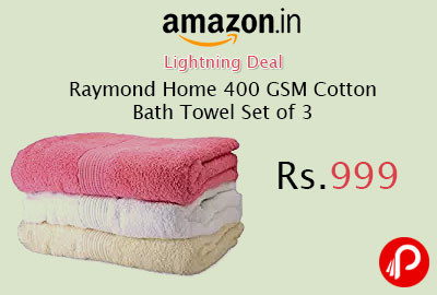 Raymond Home 400 GSM Cotton Bath Towel