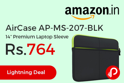 AirCase AP-MS-207-BLK 14” Premium Laptop Sleeve