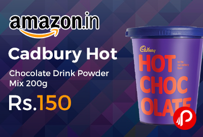 Cadbury Hot Chocolate Drink Powder Mix 200g