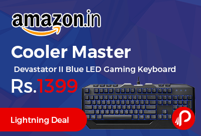 Cooler Master Devastator II Blue LED Gaming Keyboard