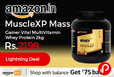 MuscleXP Mass Gainer Vital MultiVitamin Whey Protein 2kg