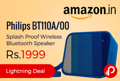 Philips BT110A/00 Splash Proof Wireless Bluetooth Speaker