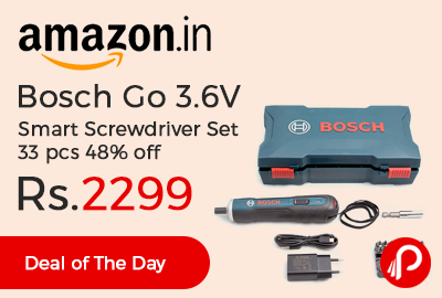 Bosch Go 3.6V Smart Screwdriver Set 33 pcs